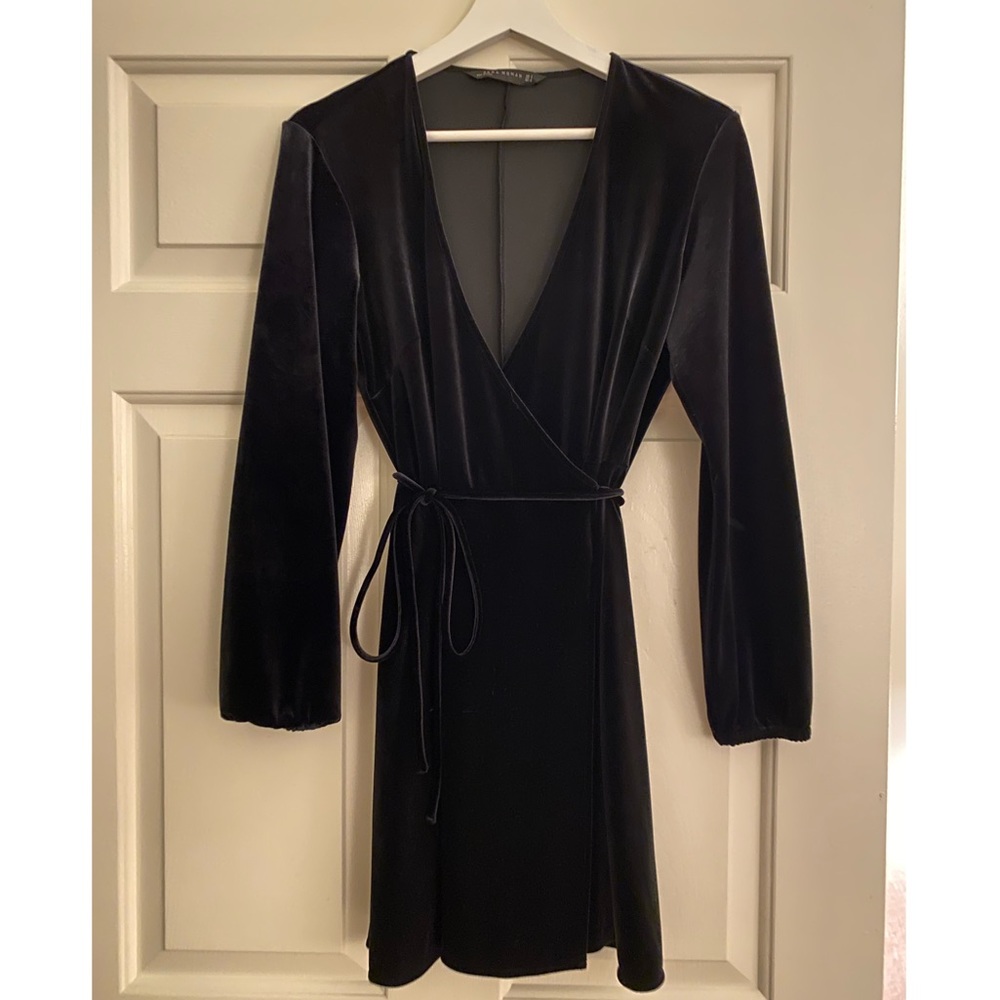 Velvet mini dress